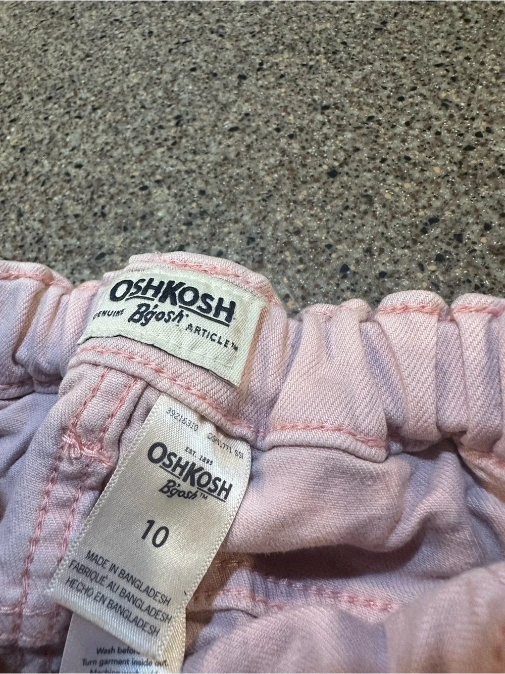 OshKosh B'gosh Light Pink Elastic Waist Skirt